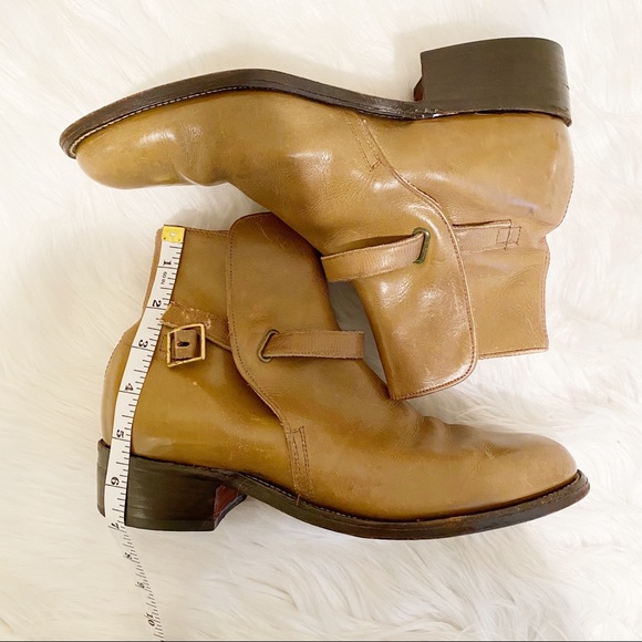 Frye Unisex Leather Buckle Ankle Boot M:10 / W:8.5 - Picture 6 of 8